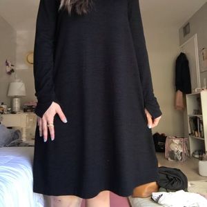 Black long sleeve dress